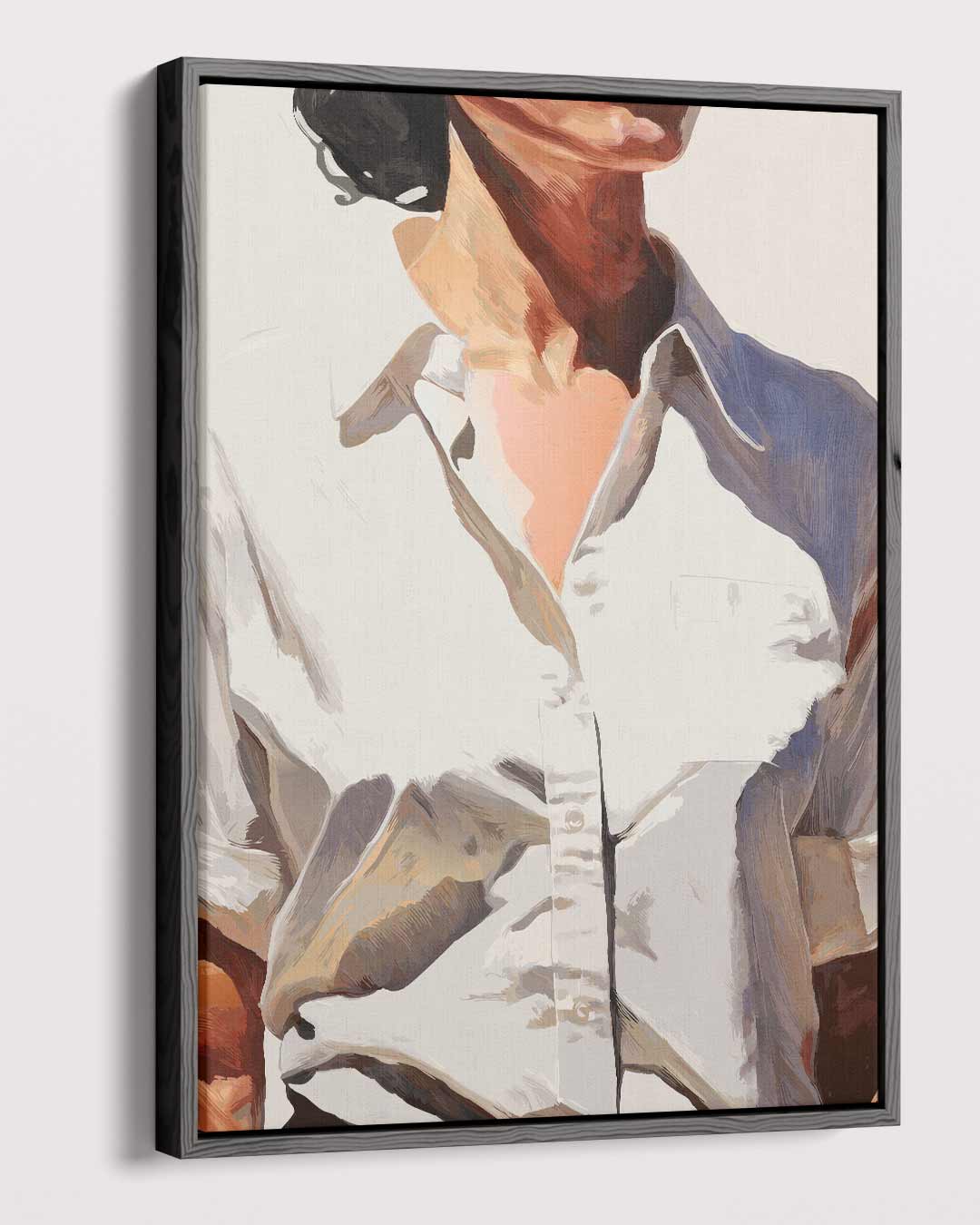 Elegante Stijl in Schilderkunst – dibond kunstwerk als wanddecoratie
