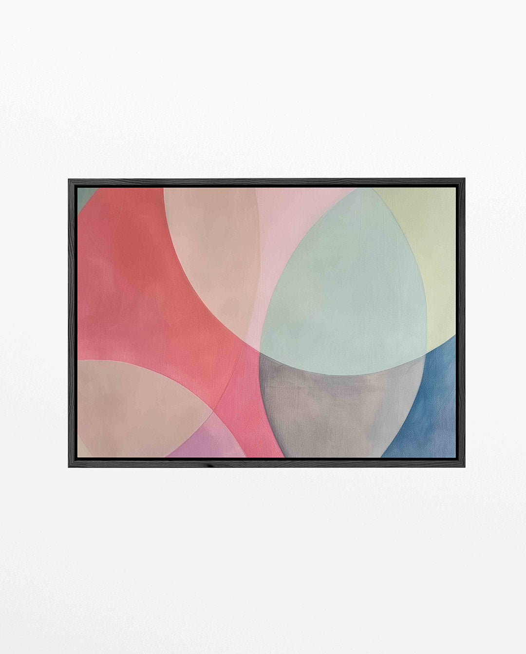 Kleurrijke cirkelvormen – Abstract kunstwerk – liggend abstract kunstwerk