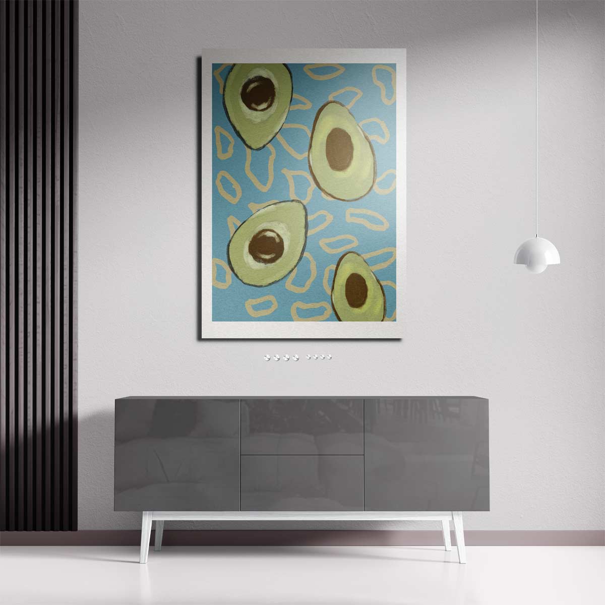 Avocado Droom – staande wandkunst voor woonkamer of interieur