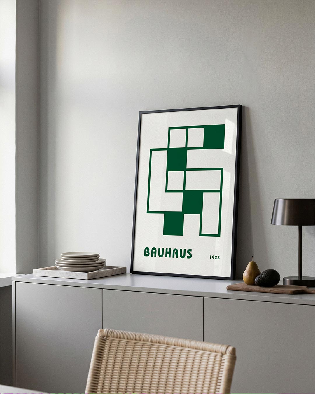  – moderne Bauhaus wandkunst als poster