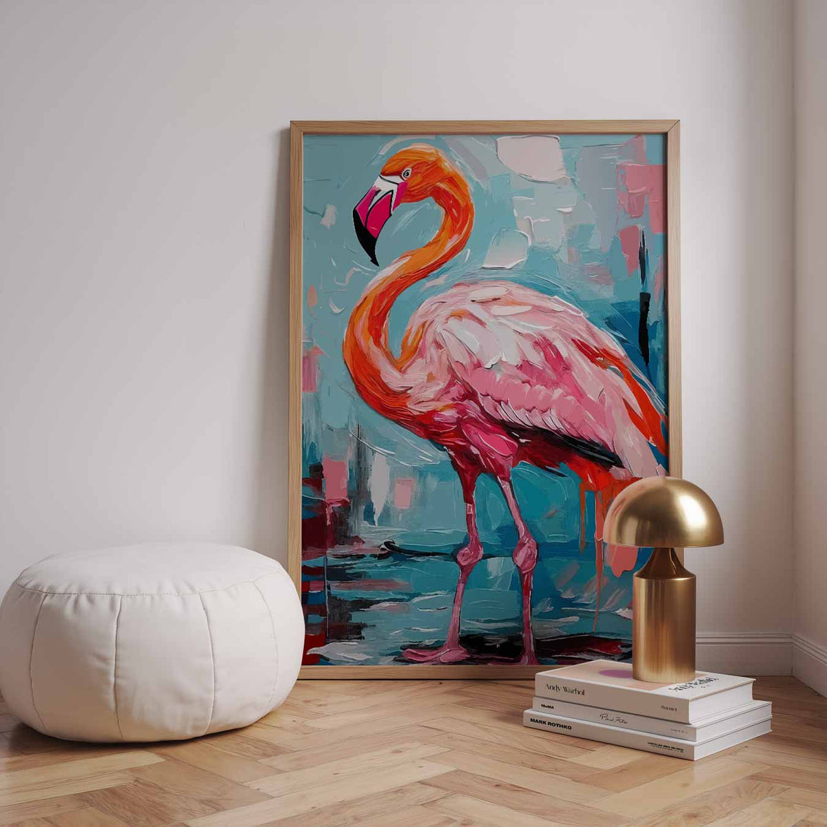 Flamingo Droomwereld – dieren poster in staand formaat