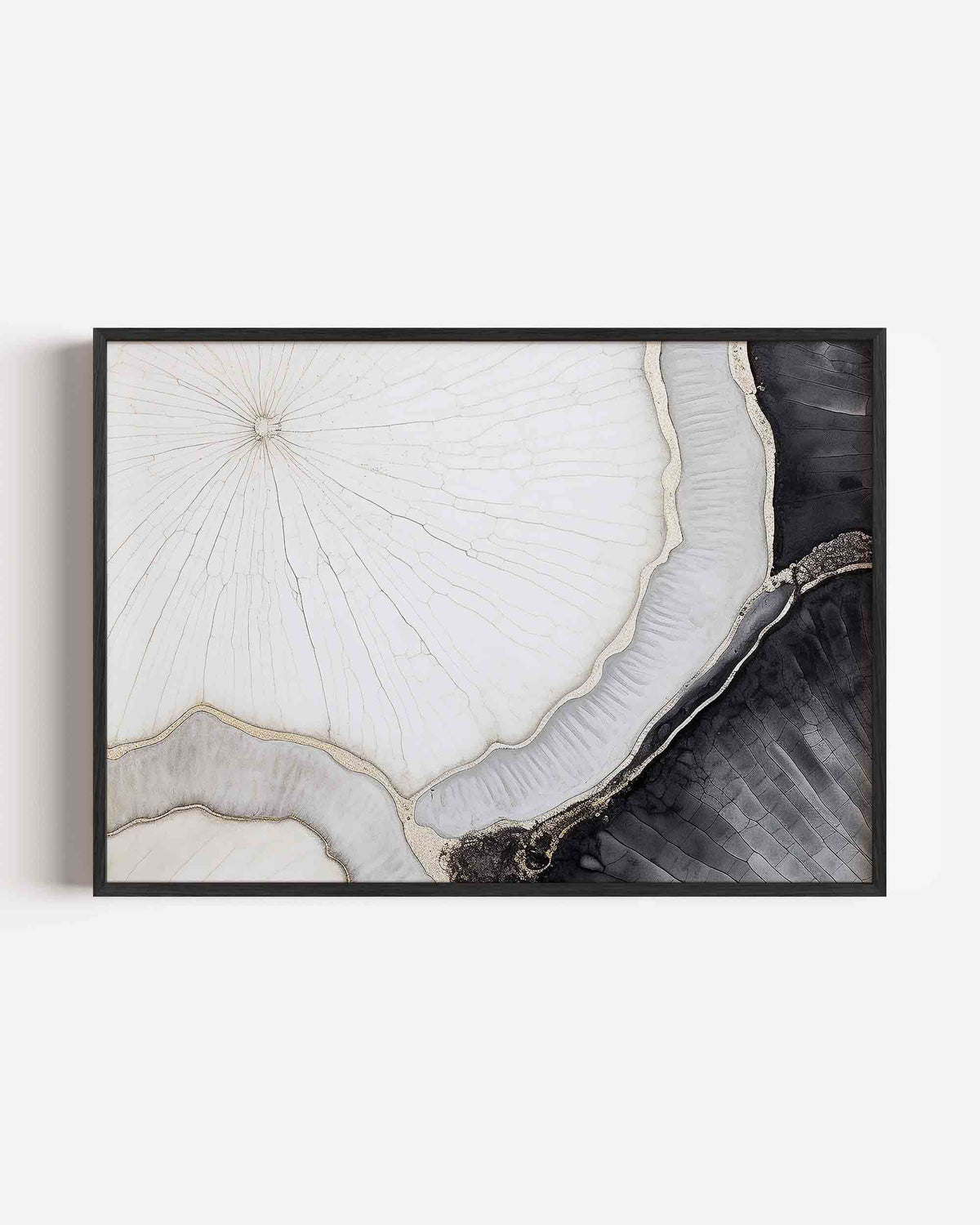 Abstracte lijnen en patronen – abstracte landscape poster als wanddecoratie