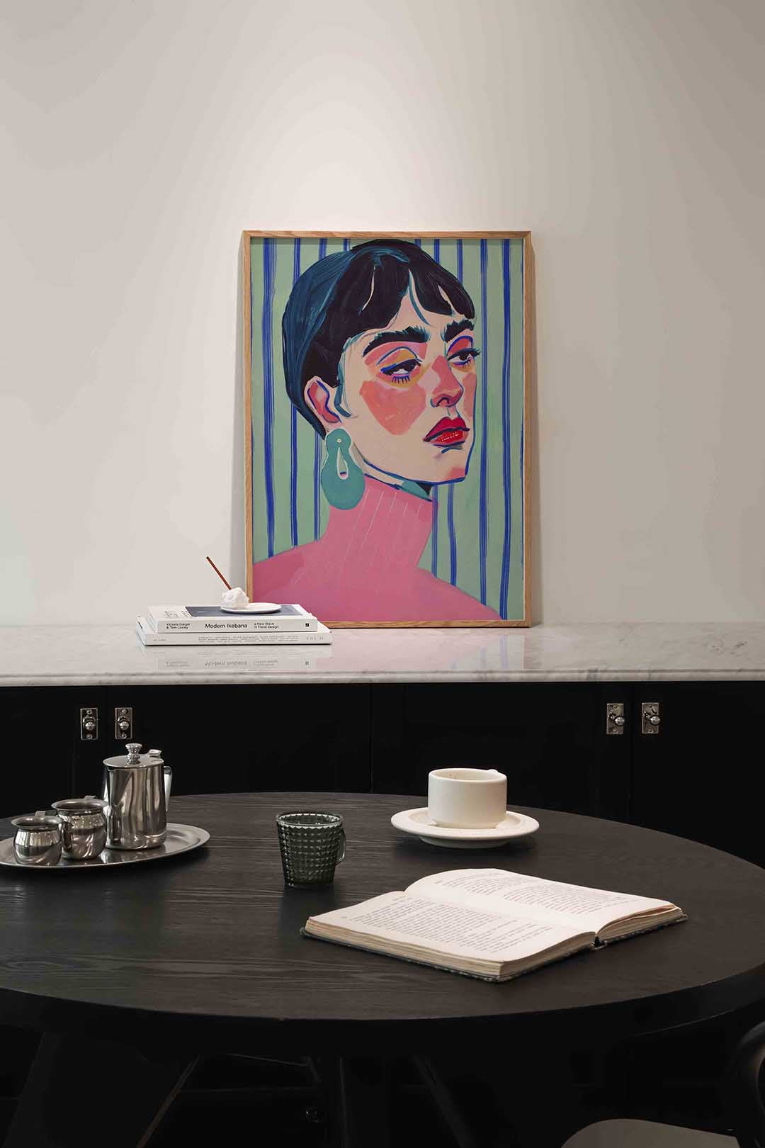 Vrouwelijk portret – portret poster in staand formaat