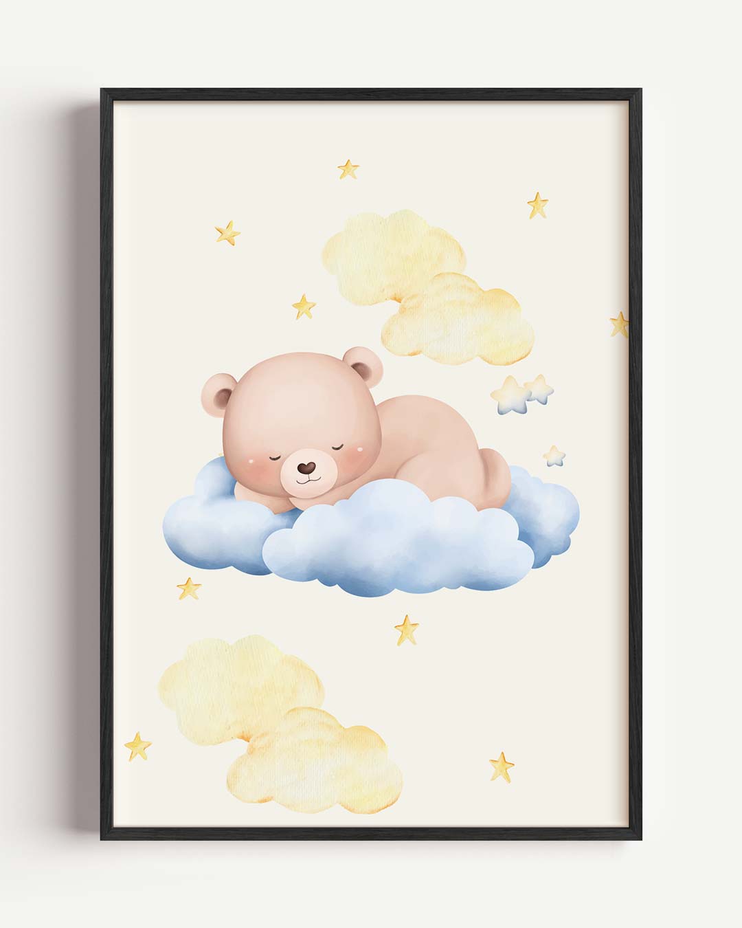 Dromerige Beer Kinderkamer – kids portret poster als wanddecoratie