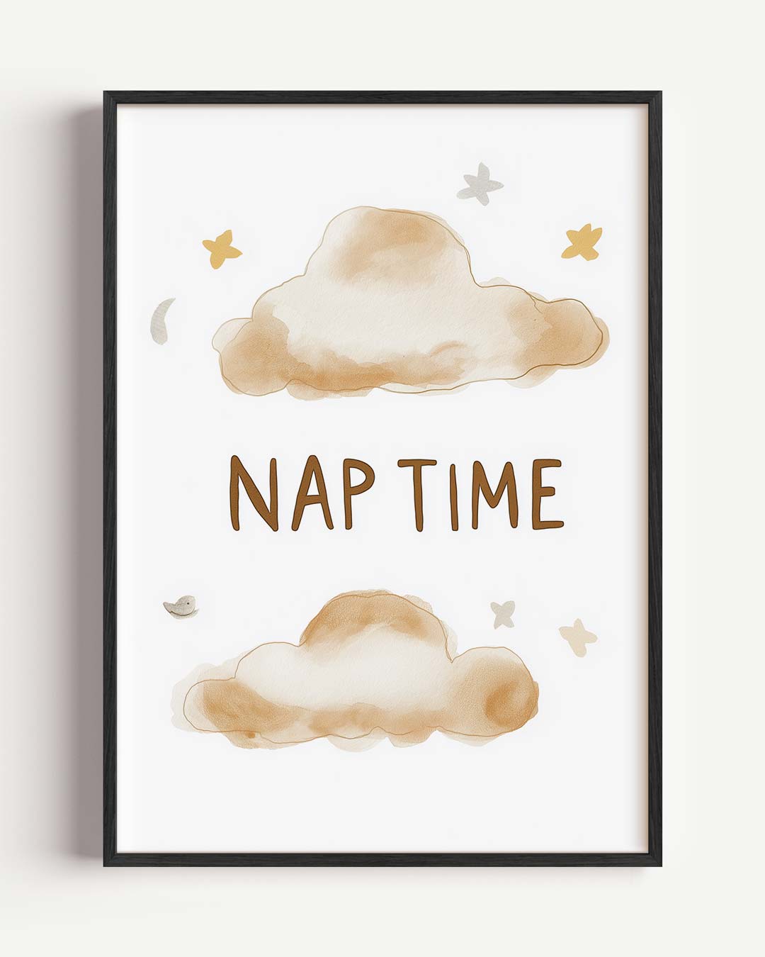 Dromerige Nap Time – kids portret poster als wanddecoratie