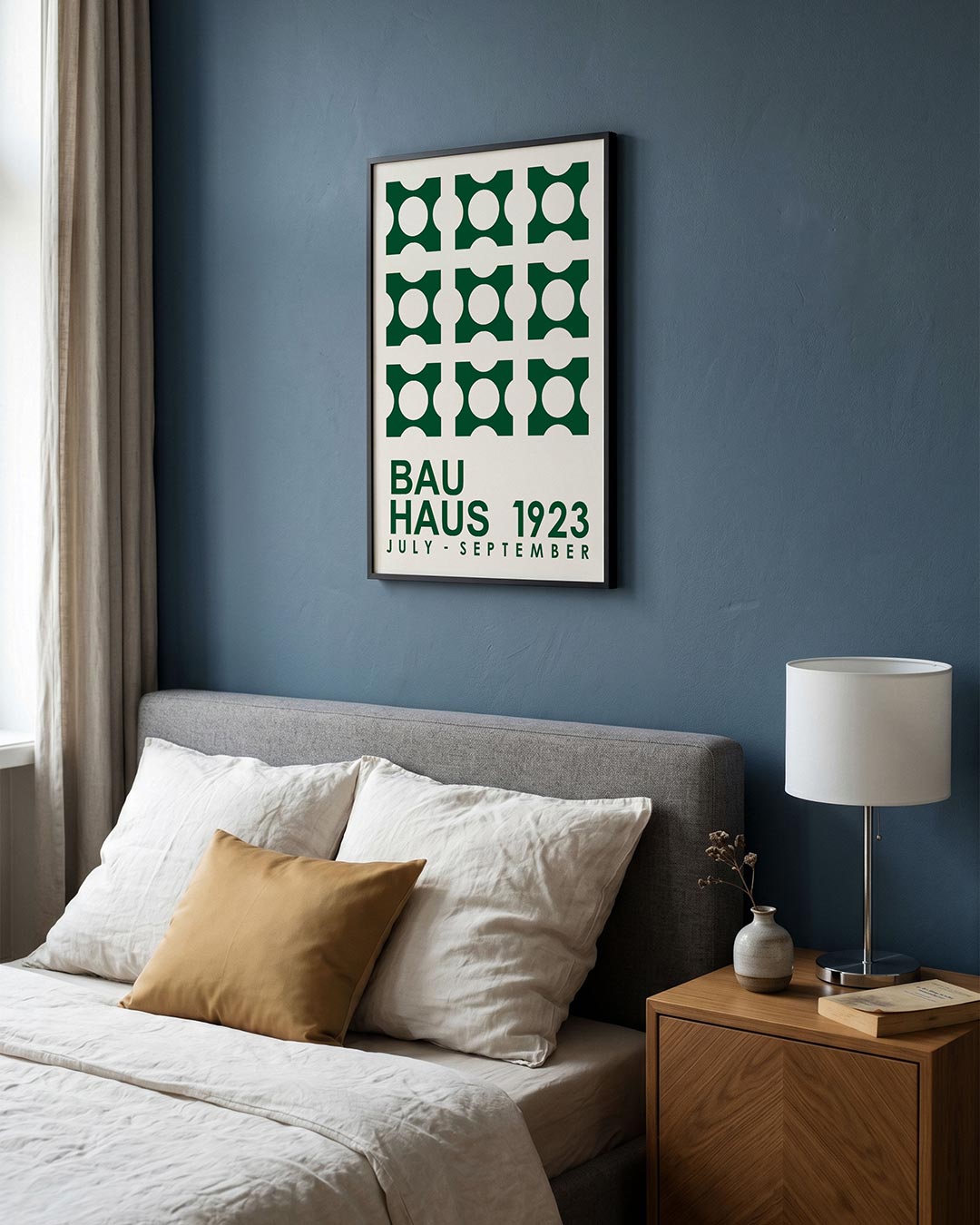 – staande Bauhaus poster voor aan de muur
