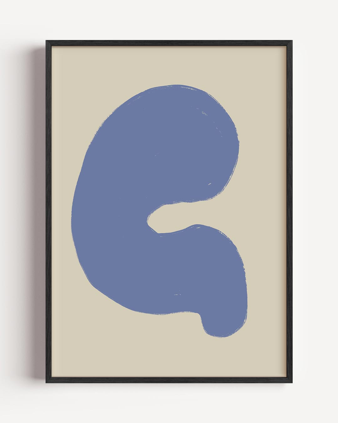 Abstracte Borrelende Vorm – kleurrijke abstracte portret poster als wanddecoratie