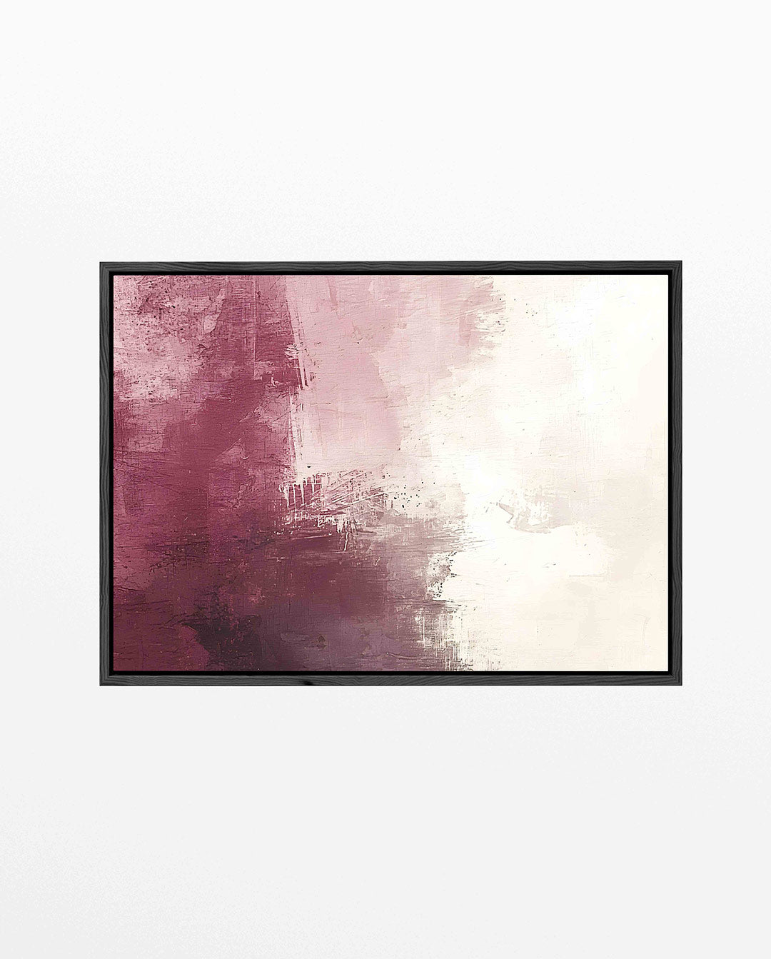 Warme kleurenmix – liggend abstract kunstwerk