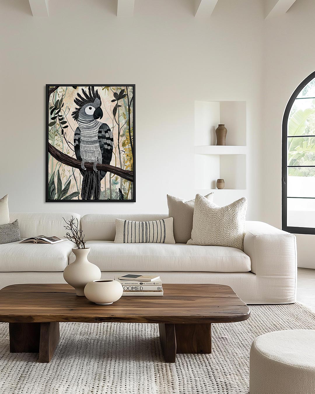 Vogels in de natuur – staand wanddecoratie kunstwerk