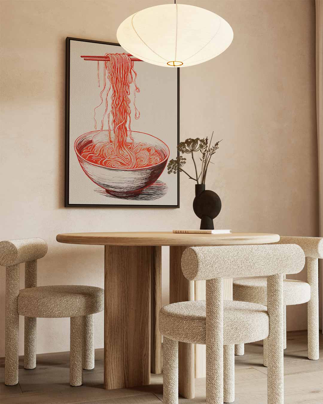Ramen in Stijl – canvas wanddecoratie in portret formaat