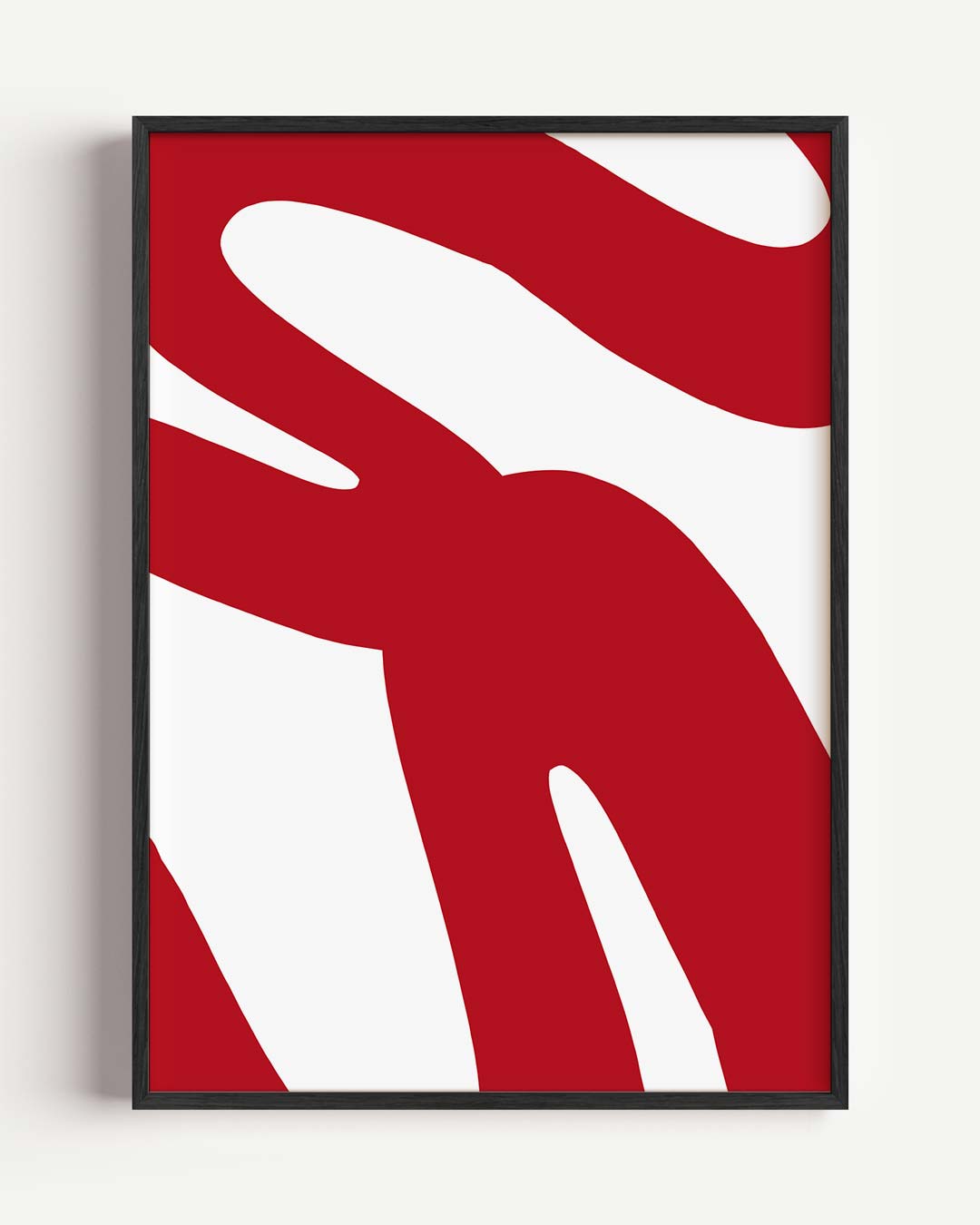 Moderne Abstracte Kunstposter – kleurrijke abstracte portret poster als wanddecoratie