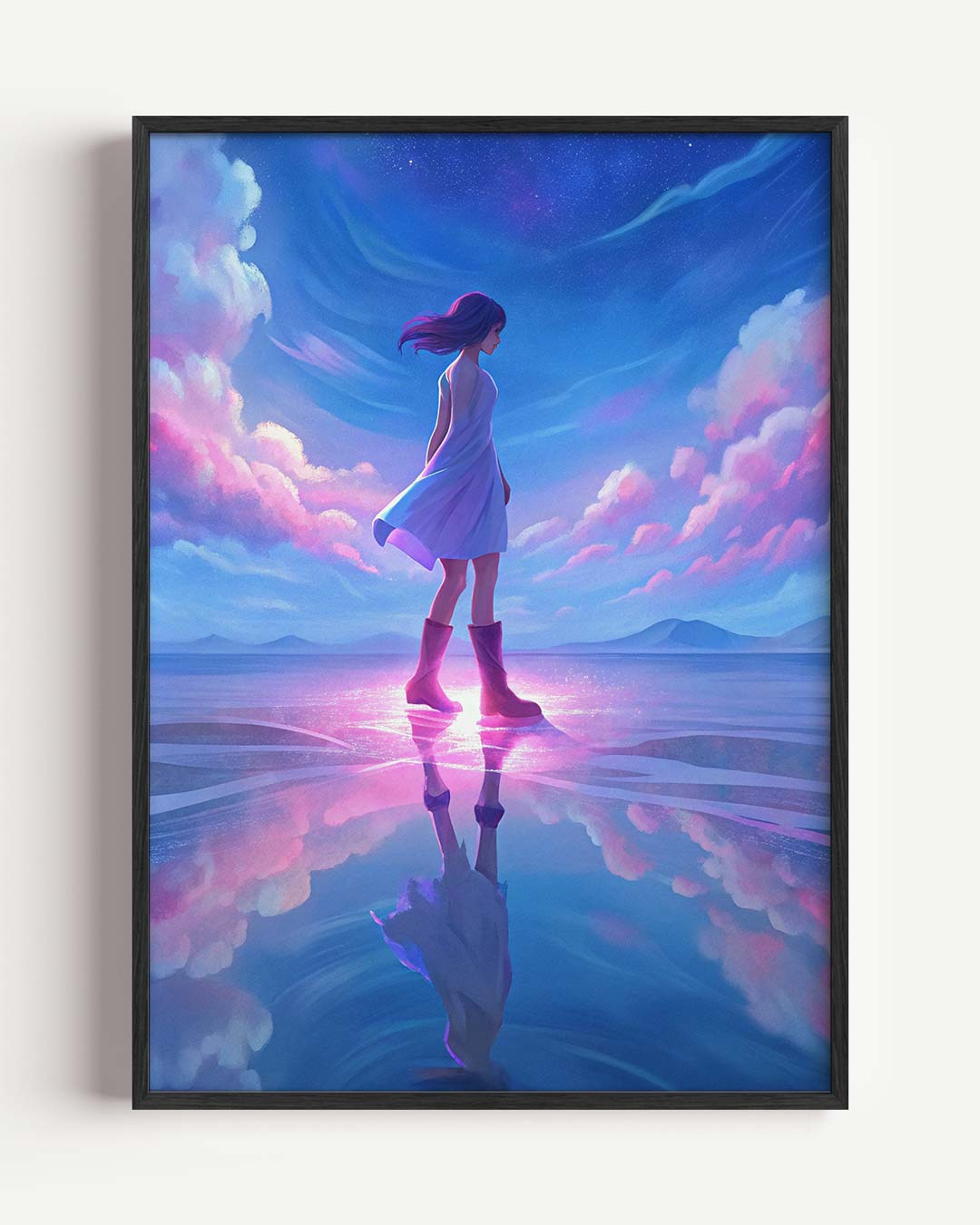 Dromerige Horizon Wanddecoratie – zomer portret poster als wanddecoratie