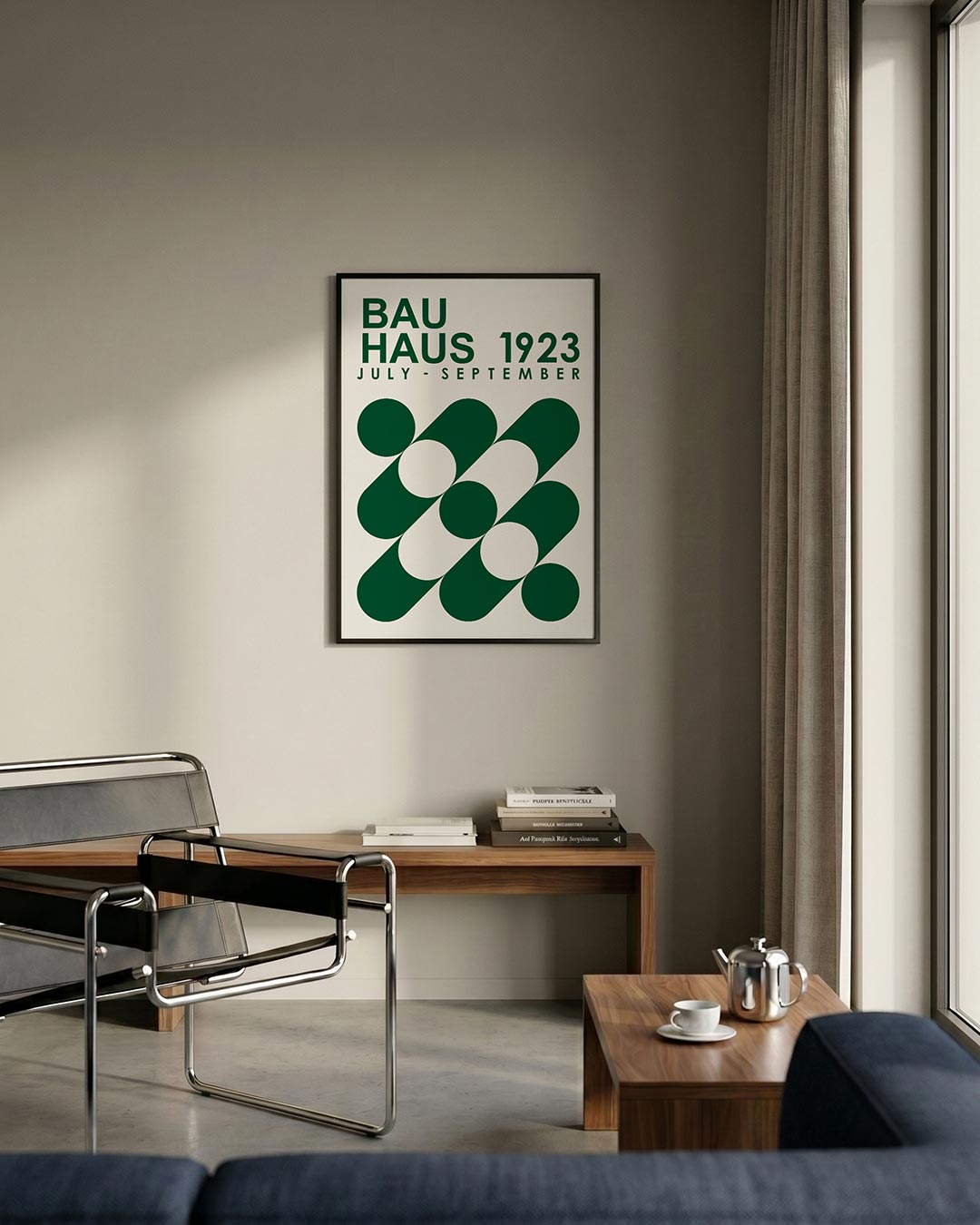  – geometrische poster in Bauhaus-stijl van WallArtistic