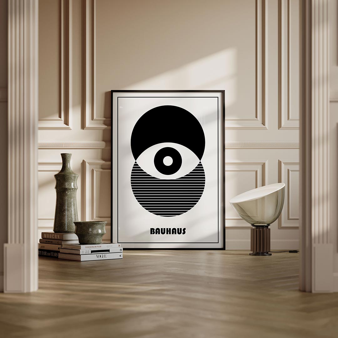  – moderne Bauhaus wandkunst als poster