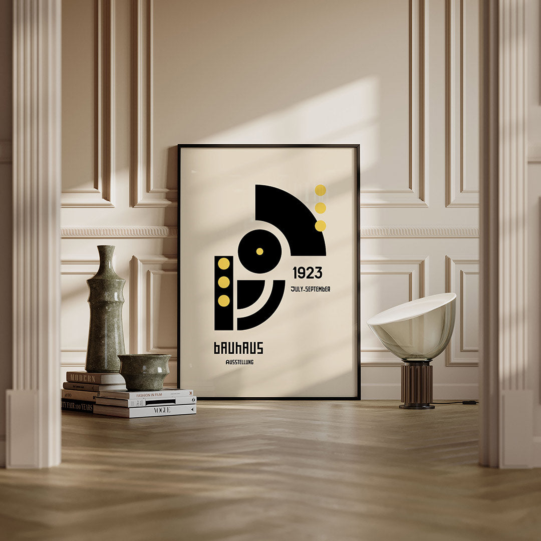 Vormen en vlakken – moderne Bauhaus wandkunst als poster
