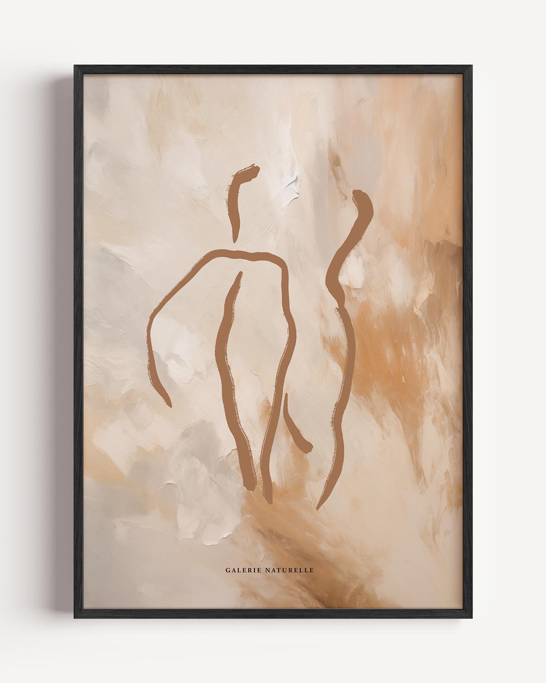 Minimalistisch Lichaam Abstract – botanische portret poster als wanddecoratie