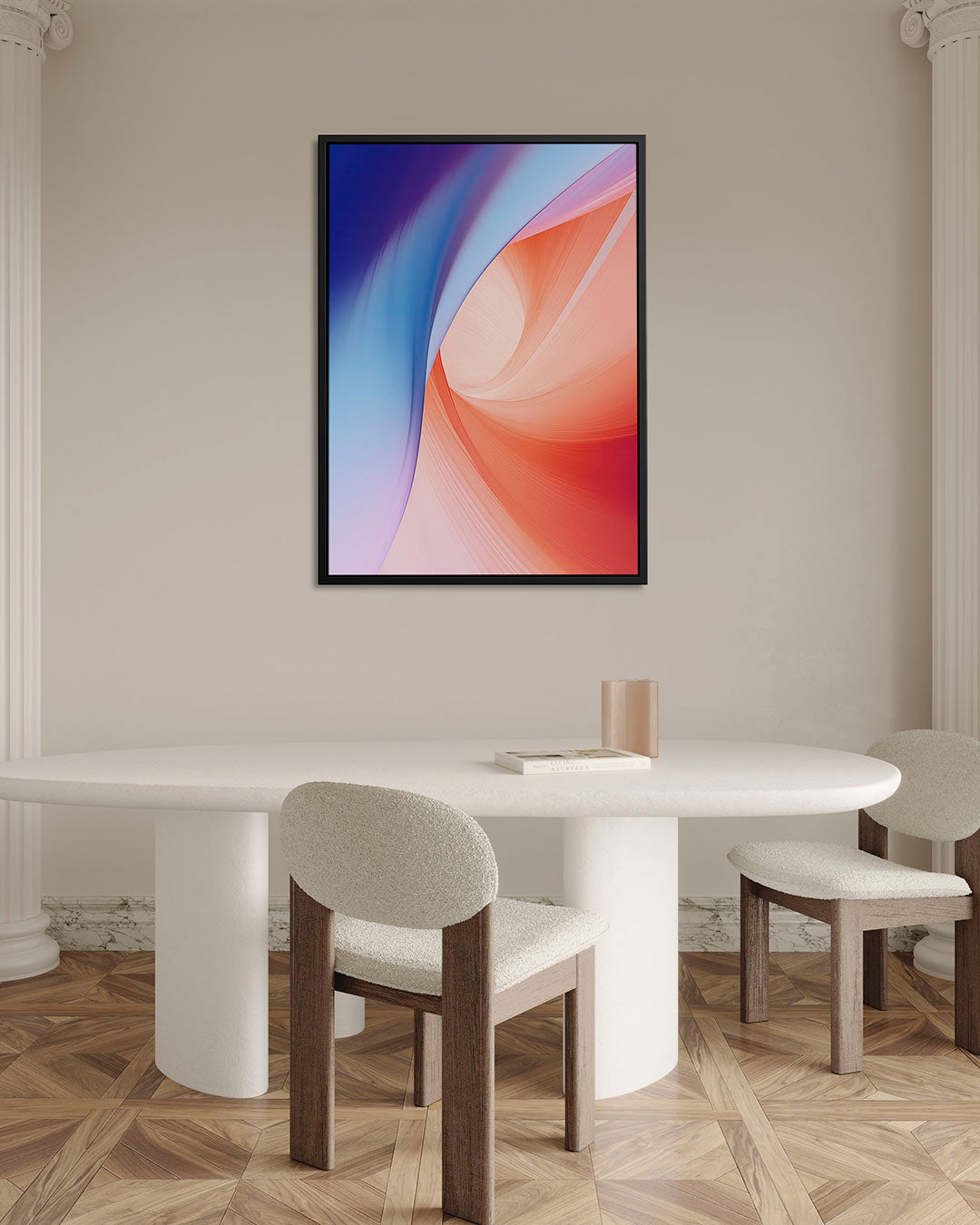 Vloeiende kleuren – Werk – alternatieve weergave van het kunstwerk