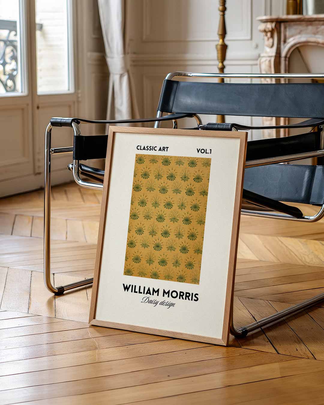 William Morris Daisy Design – William Morris poster in staand formaat