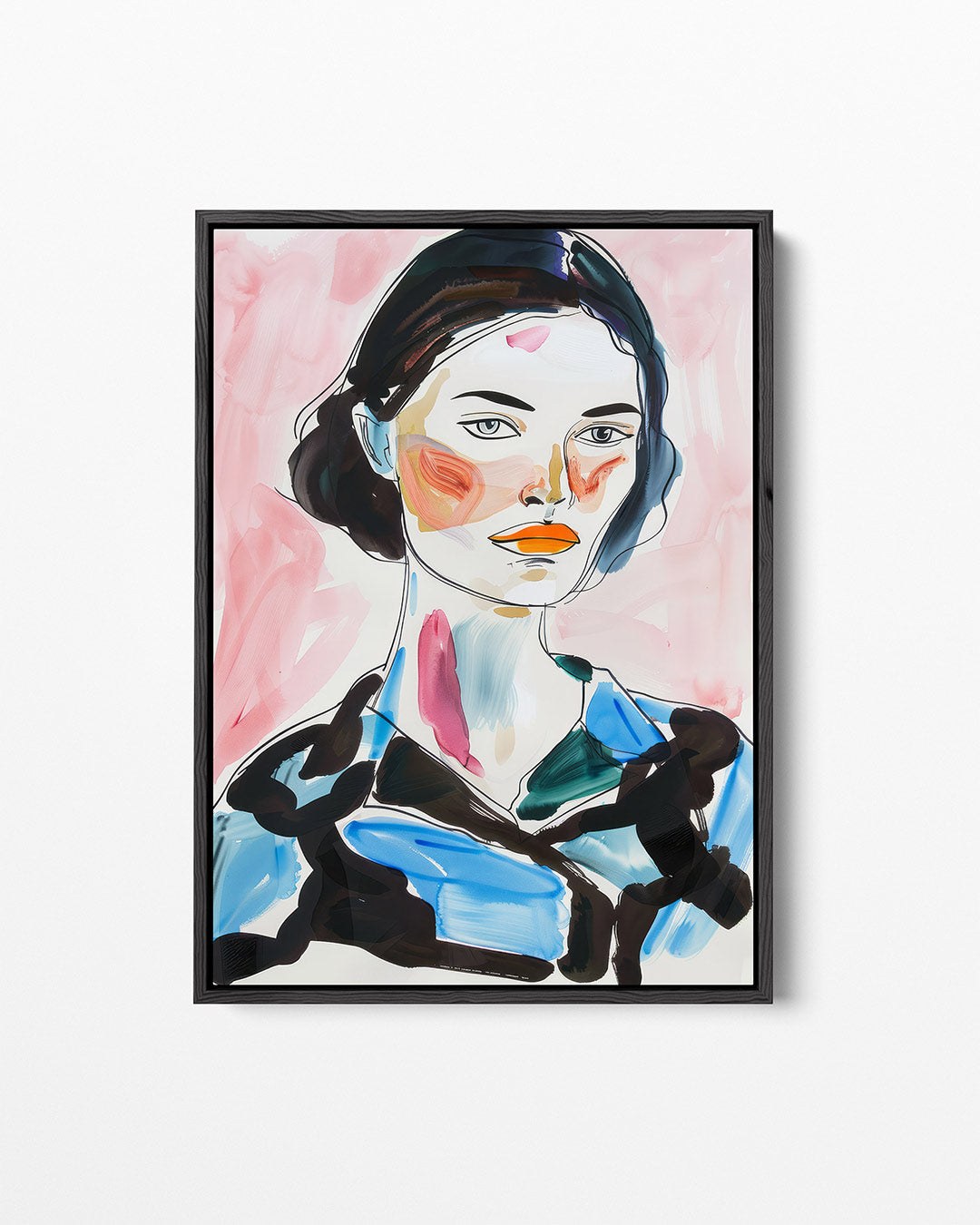 Portret compositie – staand wanddecoratie kunstwerk