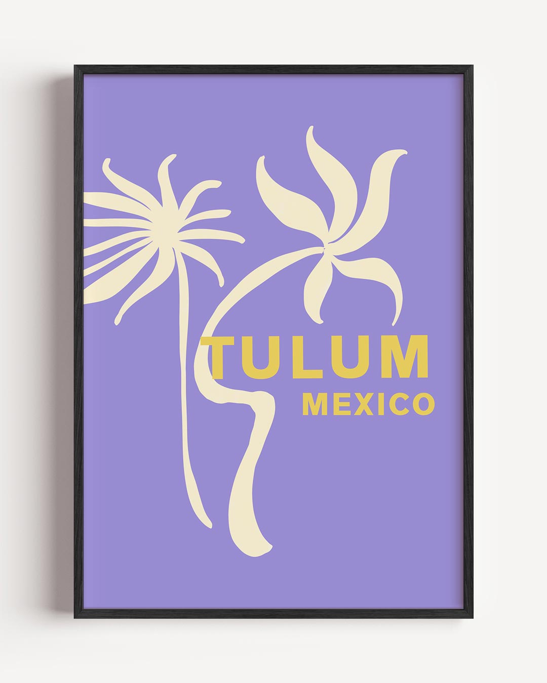 Tropische Tulum Inspiratie – zomer portret poster als wanddecoratie