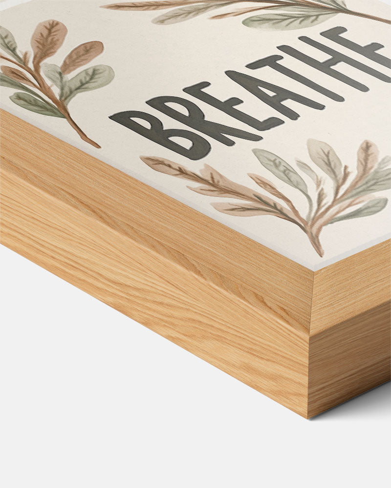 Kalmerende Botanische Adem – kids poster als vrolijke staande wanddecoratie