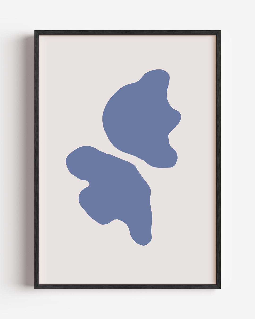 Abstracte Vormen Kunstposter – kleurrijke abstracte portret poster als wanddecoratie