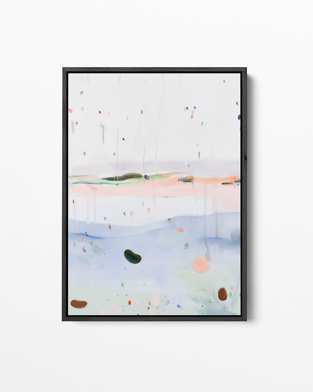 Vloeiende kleurencompositie – staand wanddecoratie kunstwerk