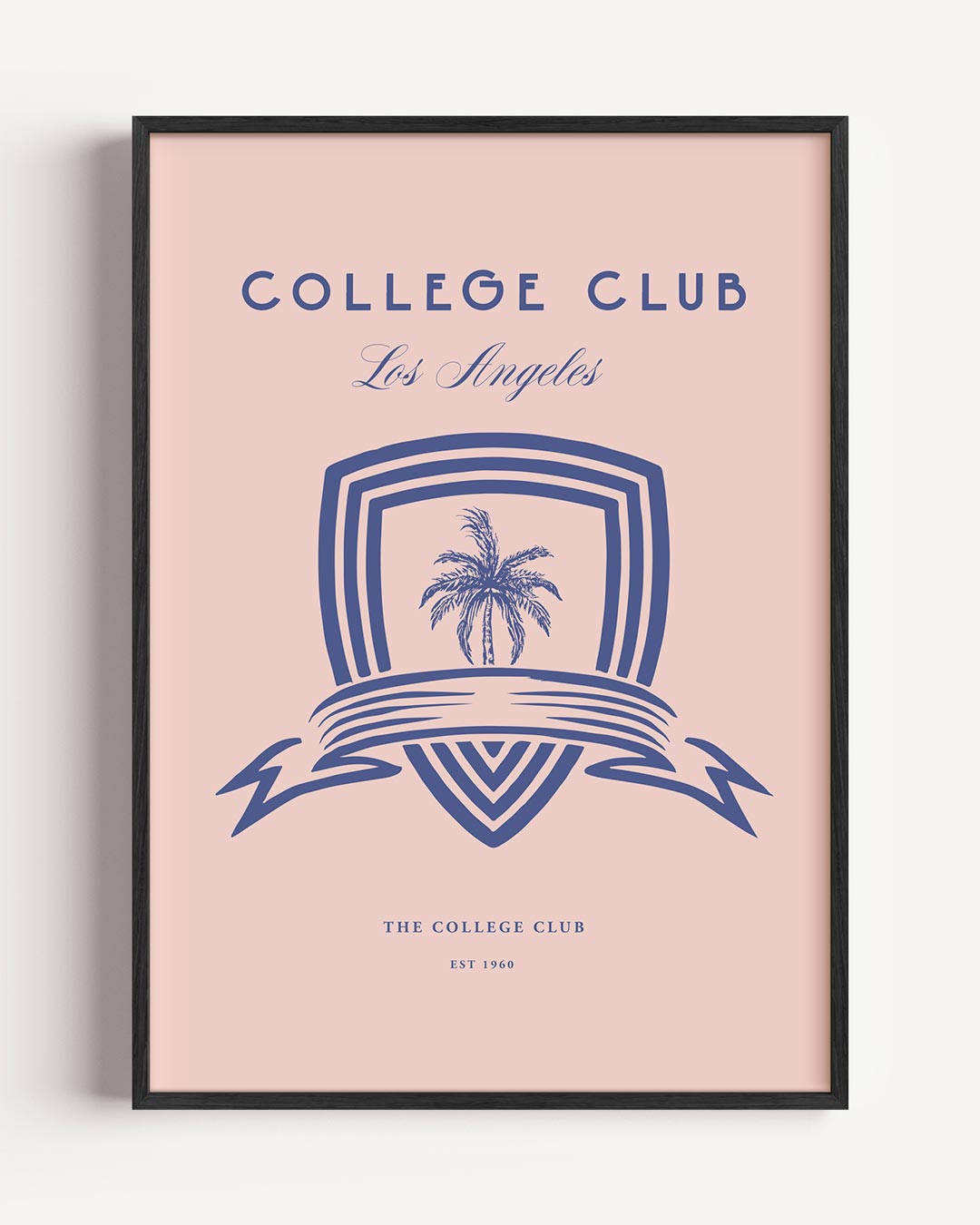 Los Angeles College Club – College Club portret poster als wanddecoratie