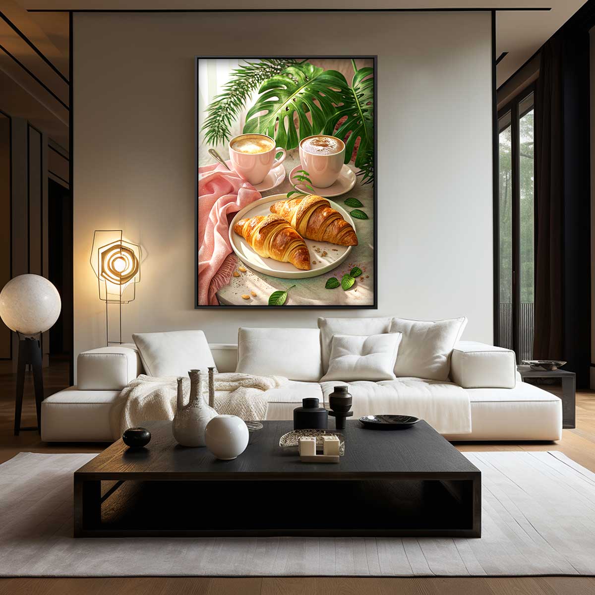 Ontbijt in het Groen – staand kunstwerk voor modern interieur