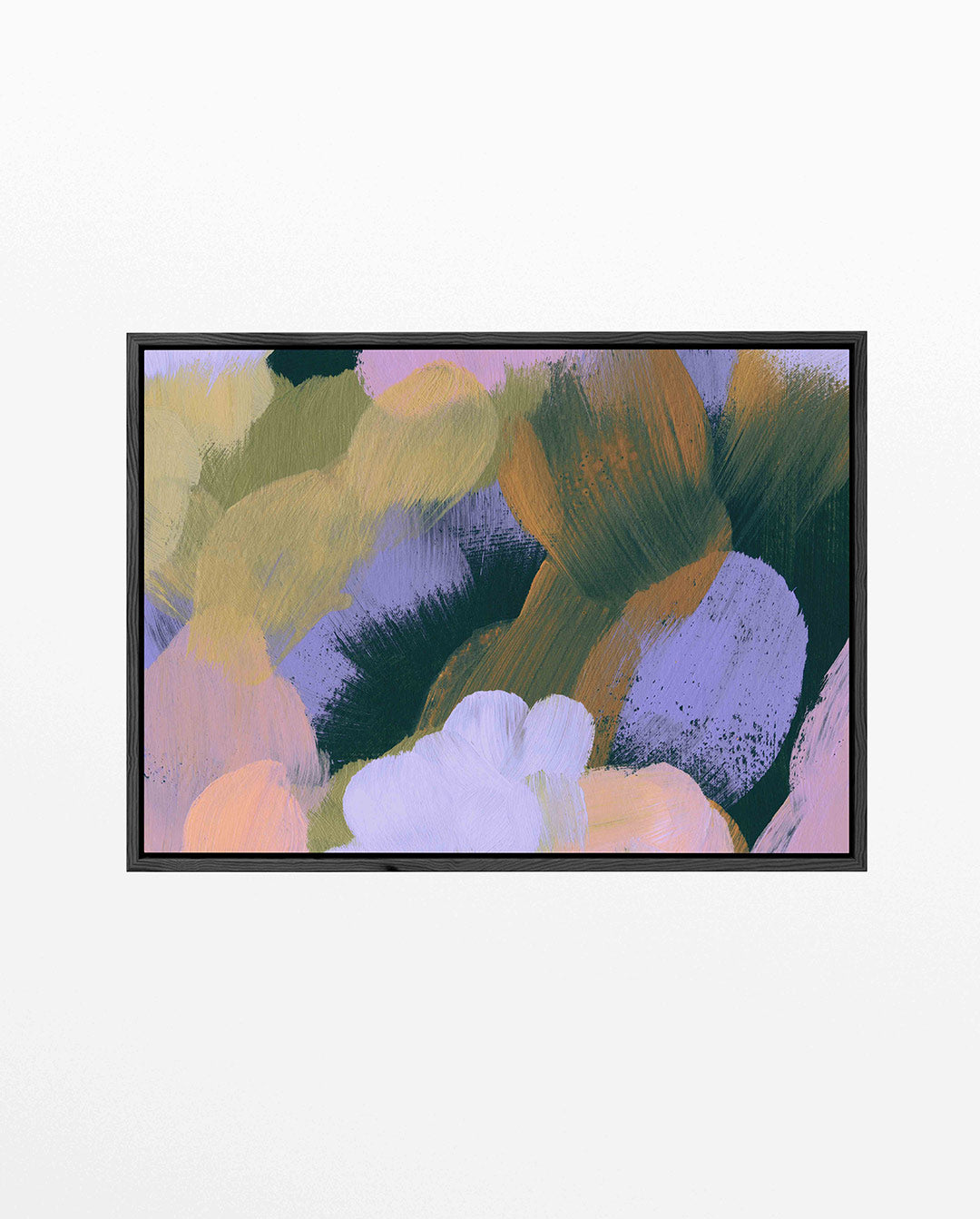 Kleurrijke vegen – liggend wanddecoratie kunstwerk
