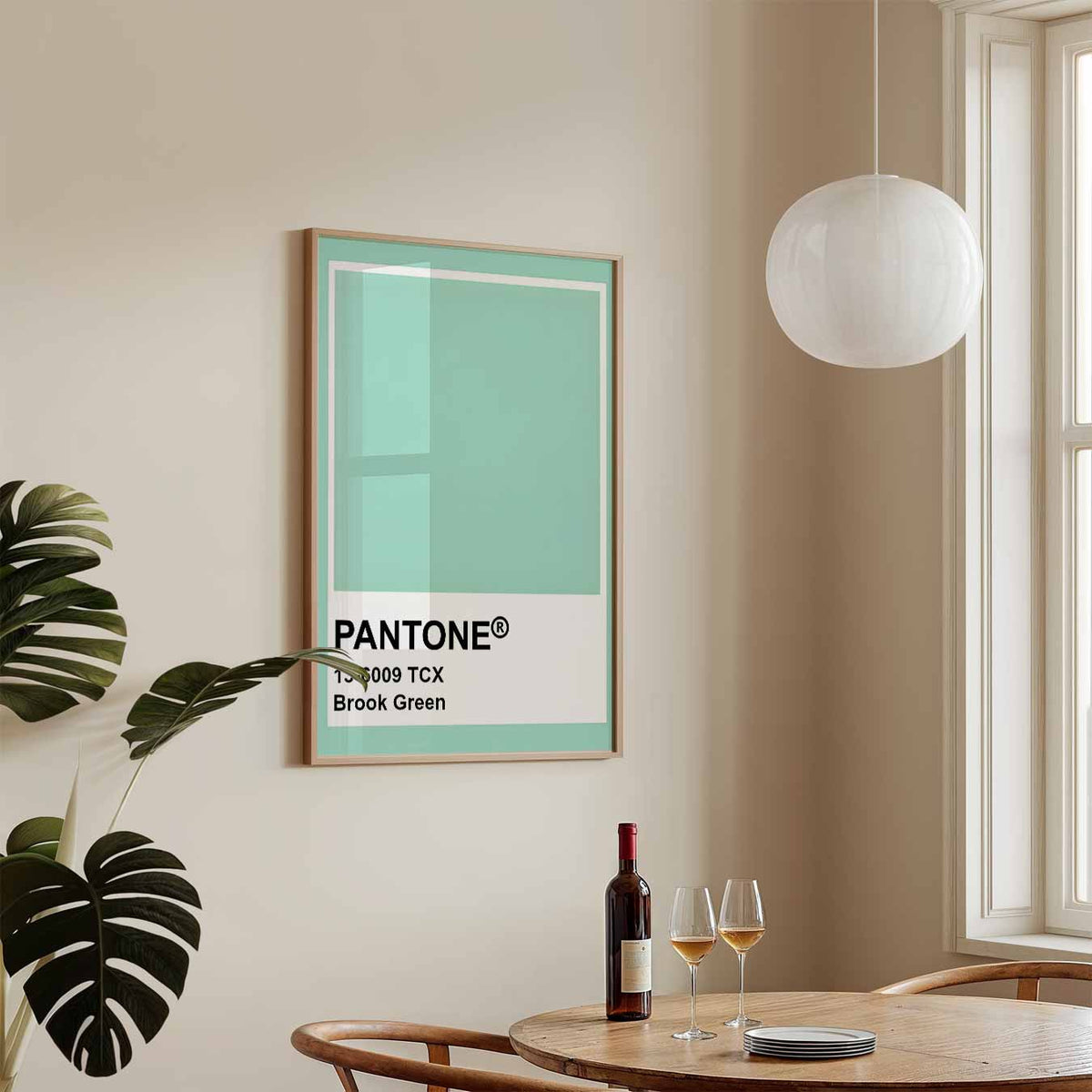 Verfrissende Pantone – staande Popart wanddecoratie van WallArtistic