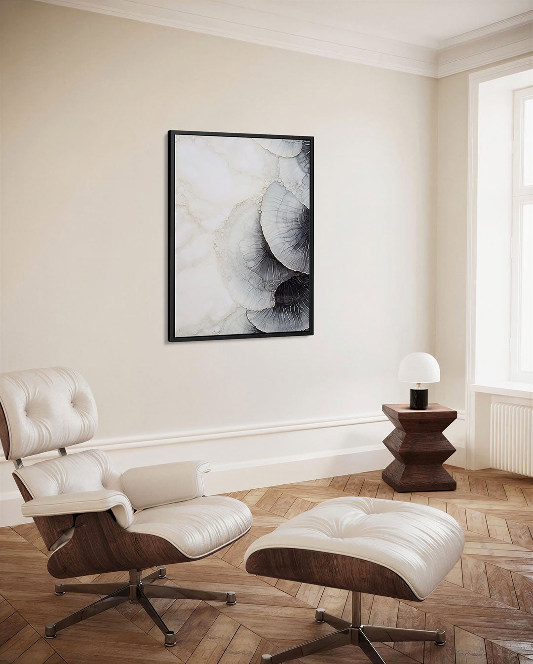 Organische vormen – staand wanddecoratie kunstwerk