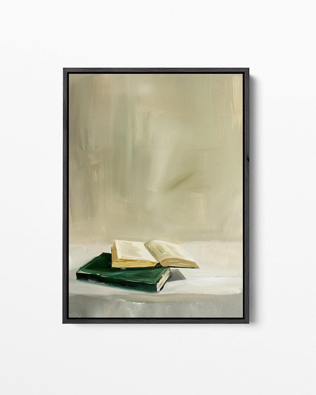 Boeken op tafel – staand wanddecoratie kunstwerk