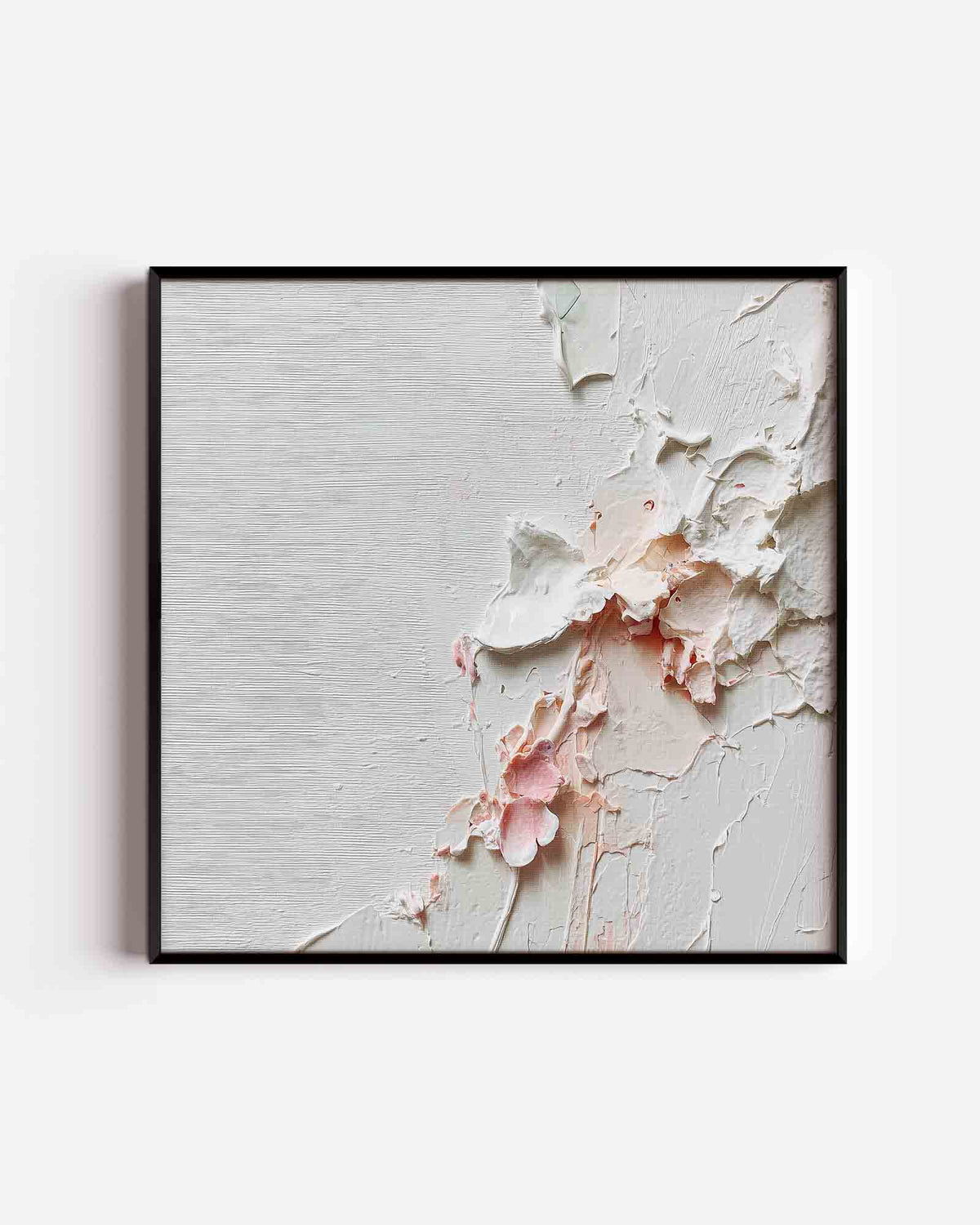 Structuur en textuur – abstracte vierkante poster als wanddecoratie