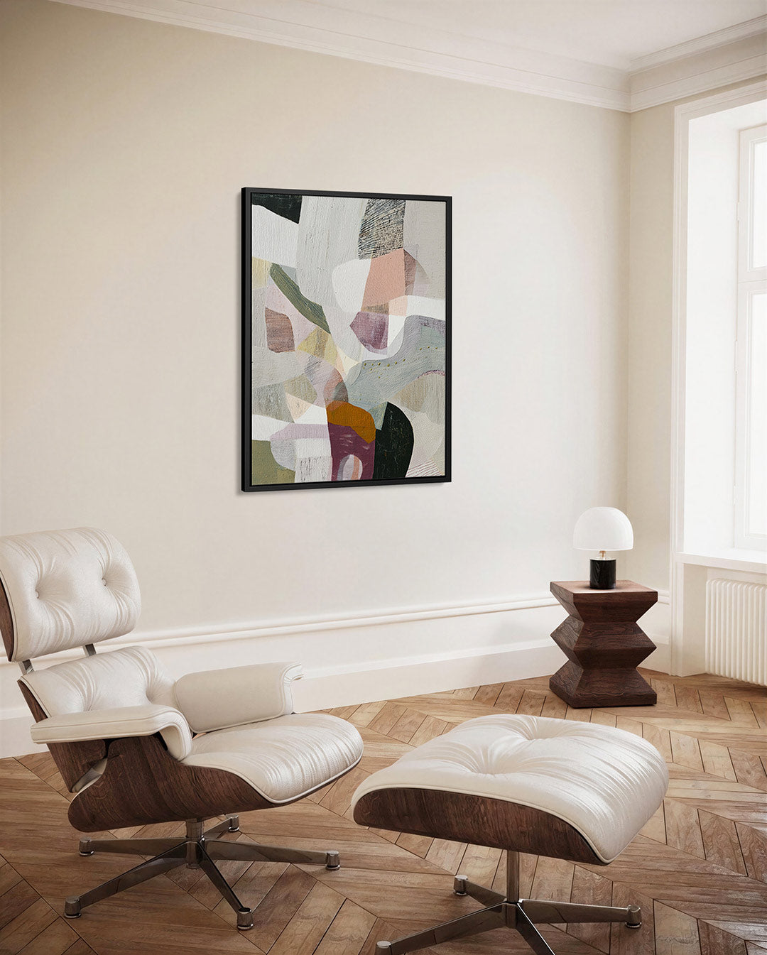 Organische vormen – decoratief kunstwerk voor aan de muur