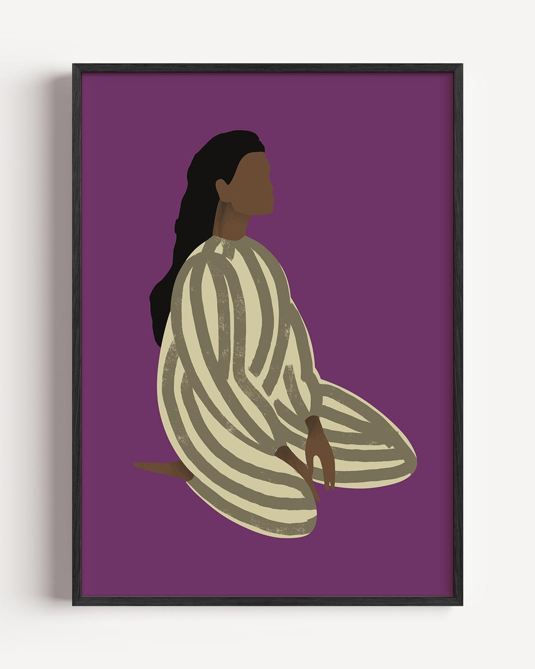 Stijlvolle Abstracte Kunstposter – moderne portret poster als wanddecoratie