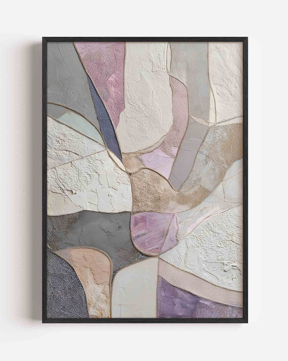 Abstracte vormen – abstracte portret poster als wanddecoratie
