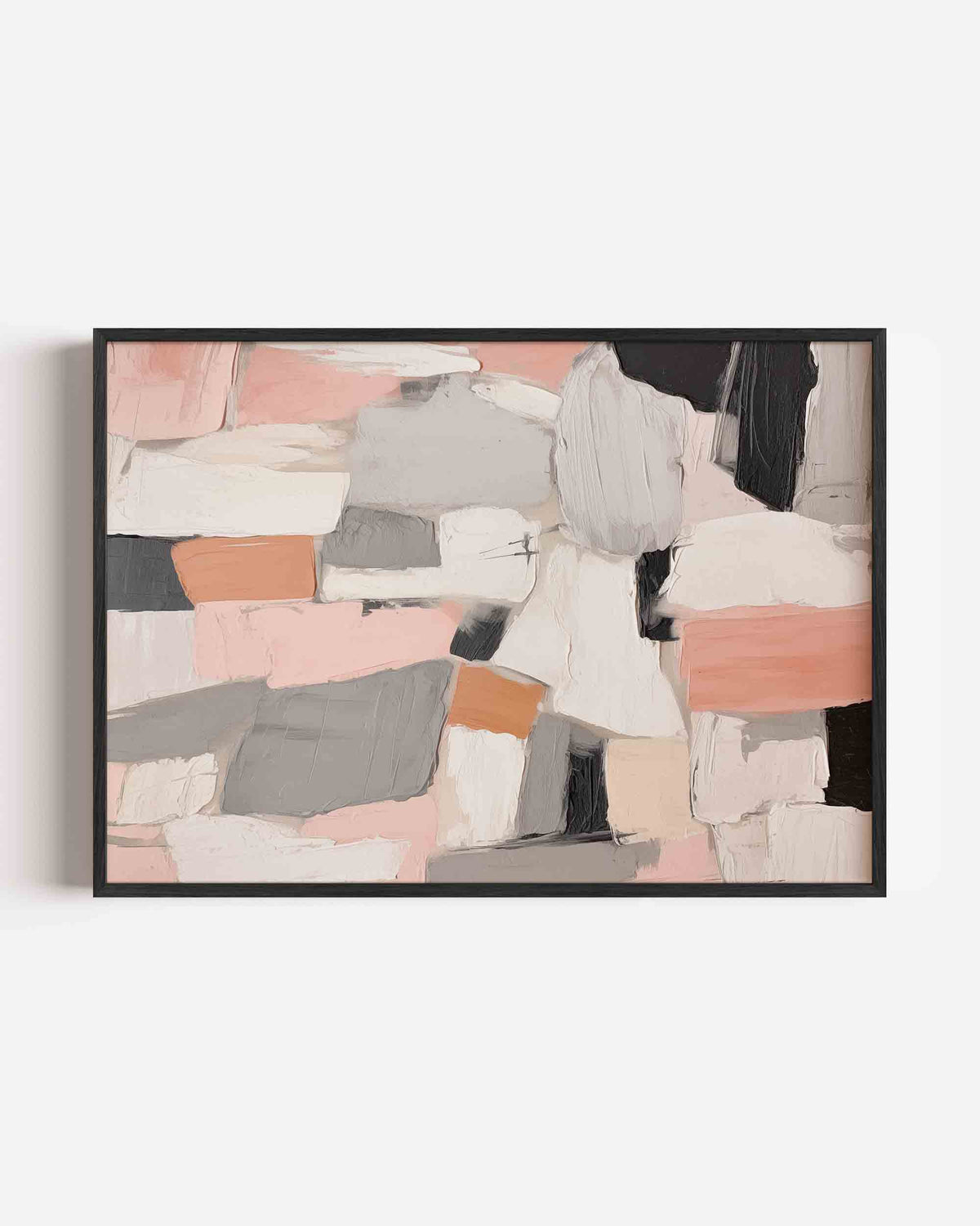 Abstracte vormen – abstracte landscape poster als wanddecoratie
