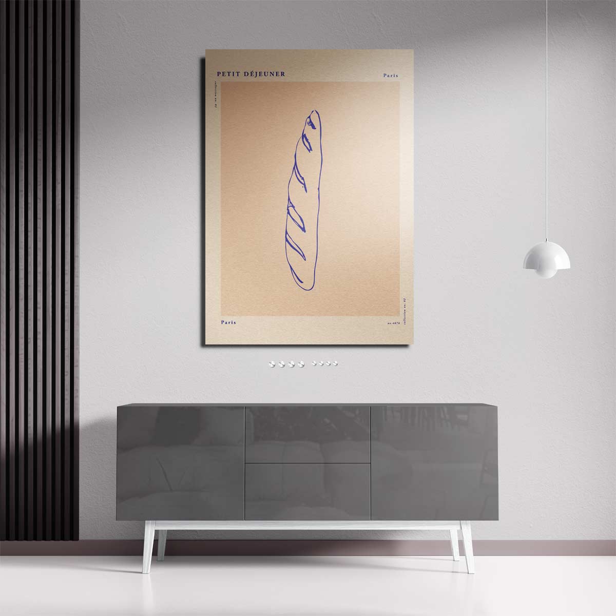 Bijzonder Ontbijt in Parijs – staande wandkunst voor woonkamer of interieur