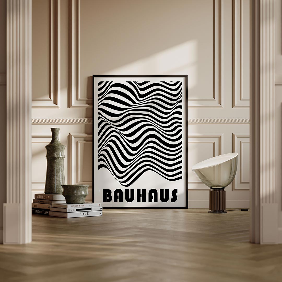  – moderne Bauhaus wandkunst als poster