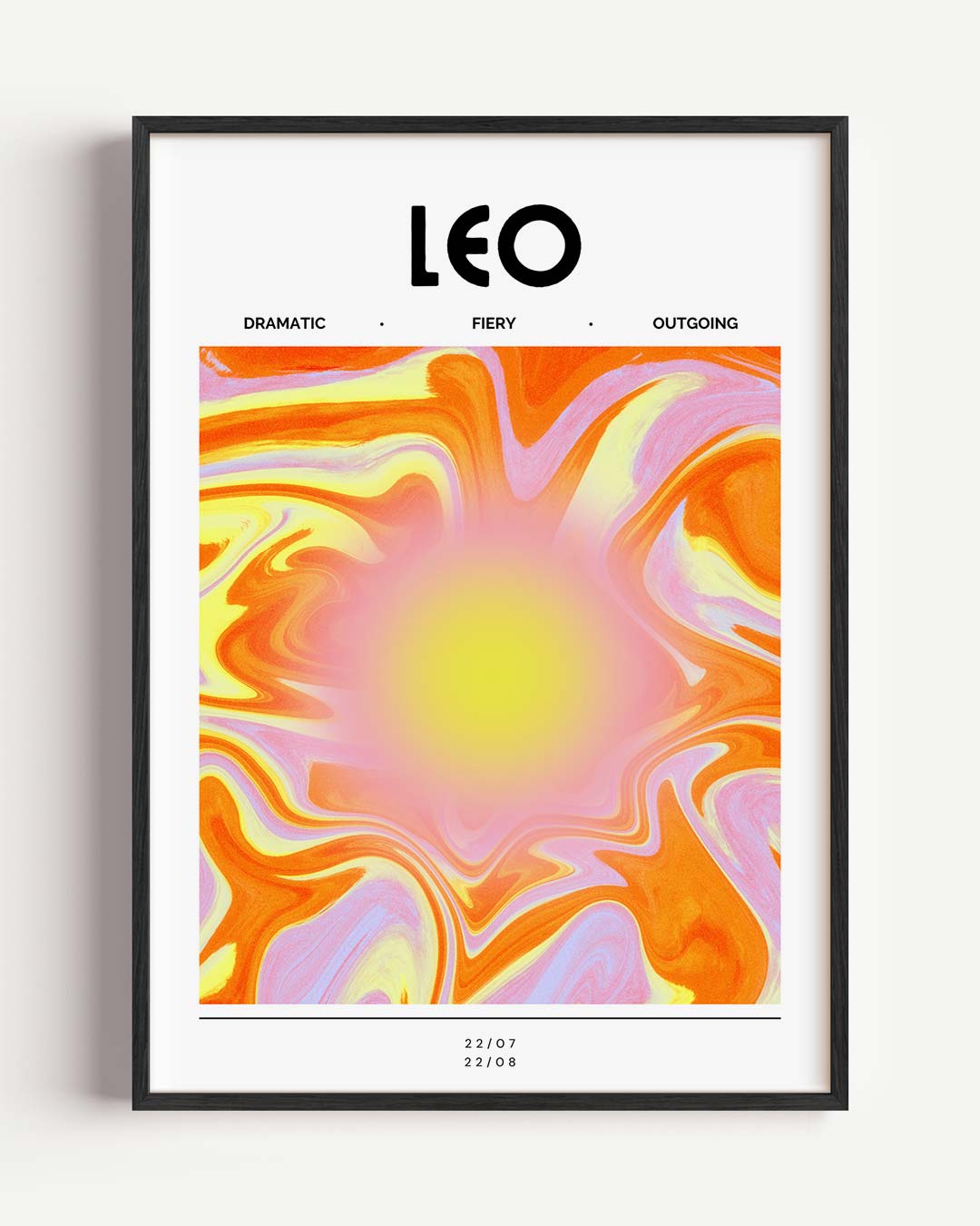 Leo – mindful portret poster als wanddecoratie