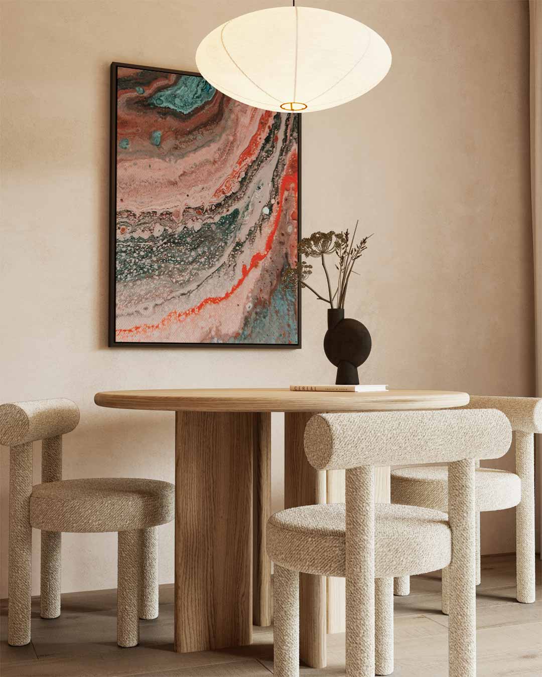 Kleurrijke Whirlpool – modern portret kunstwerk van WallArtistic