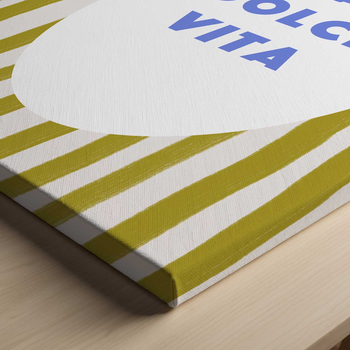 La Dolce Vita – canvas kunstwerk als wanddecoratie