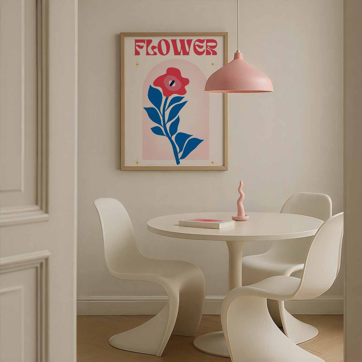 Vrolijke Bloemenpracht – bloemen poster in staand formaat