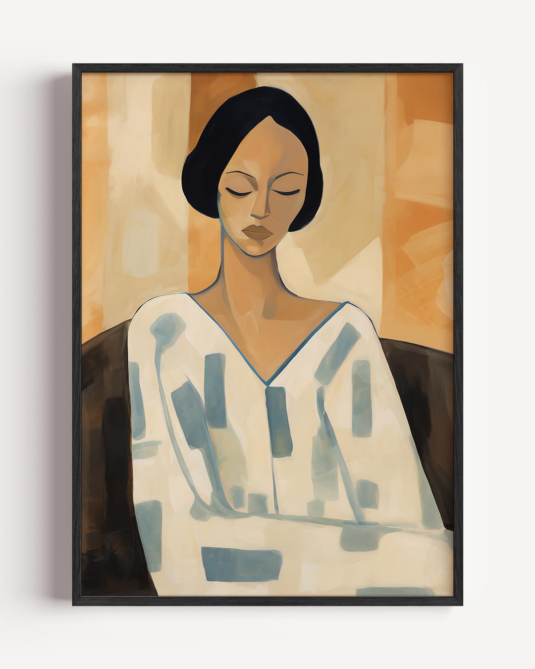 Stijlvolle Portret – vrouwelijk portret poster als wanddecoratie