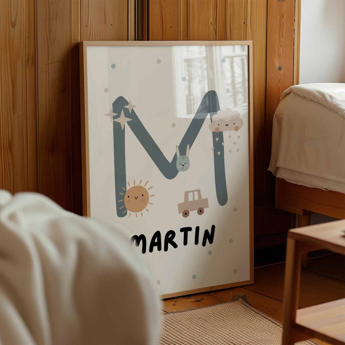 Schattige Kinderkamer – kinderposter in staand formaat