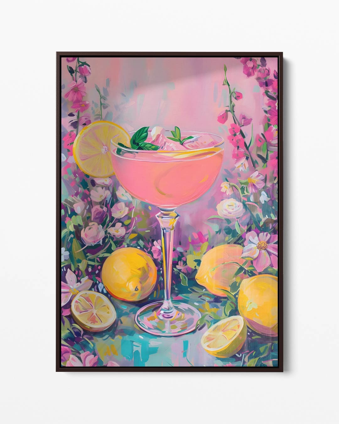 Citrus Bloemenpracht – portret kunstwerk als wanddecoratie