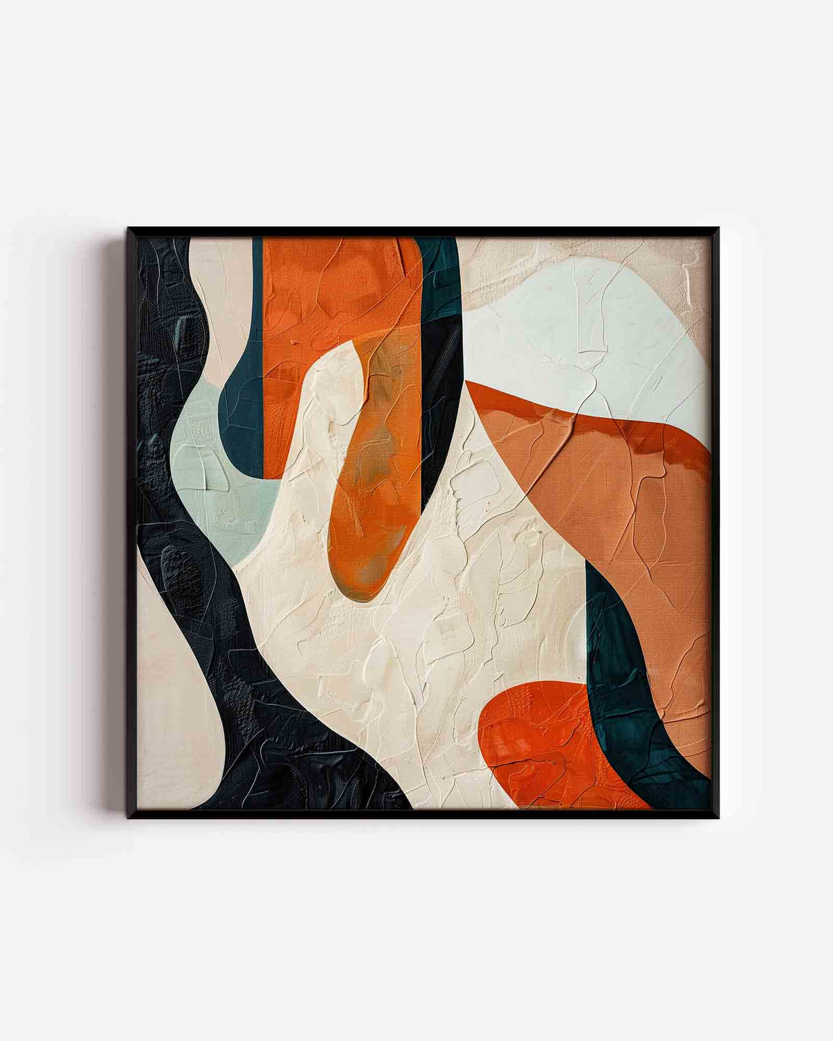 Abstracte vormen – abstracte vierkante poster als wanddecoratie