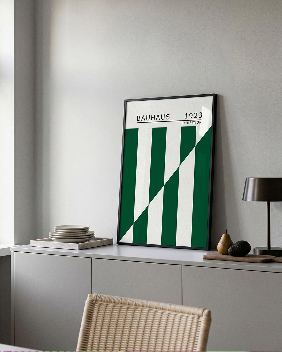  – moderne Bauhaus wandkunst als poster