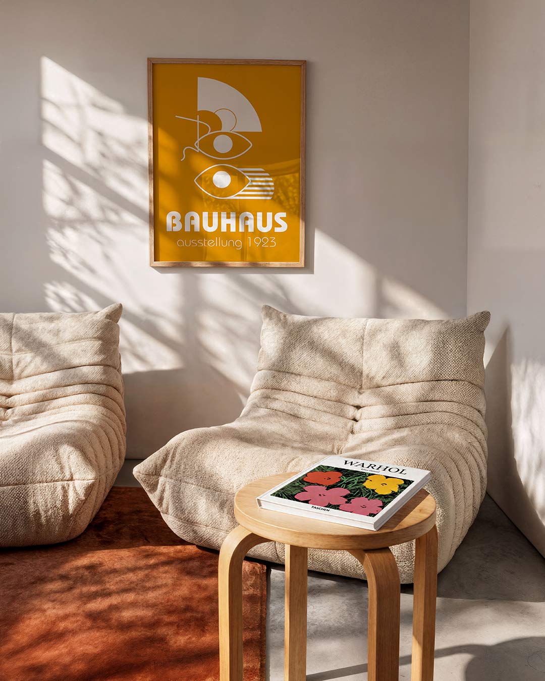 Vormen en vlakken – moderne Bauhaus wandkunst als poster
